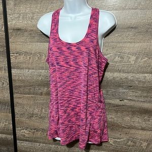 Multi color racer back tank